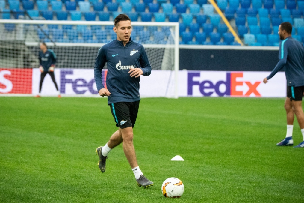 Открытая тренировка «Зенита» перед матчем с «Вильярреалом»