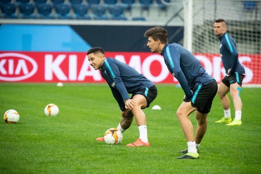 Открытая тренировка «Зенита» перед матчем с «Вильярреалом»