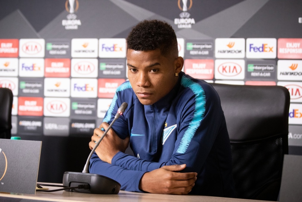 Предматчевый брифинг «Зенита» перед матчем Лиги Европы УЕФА 2018/19, «Зенит» — «Вильярреал»