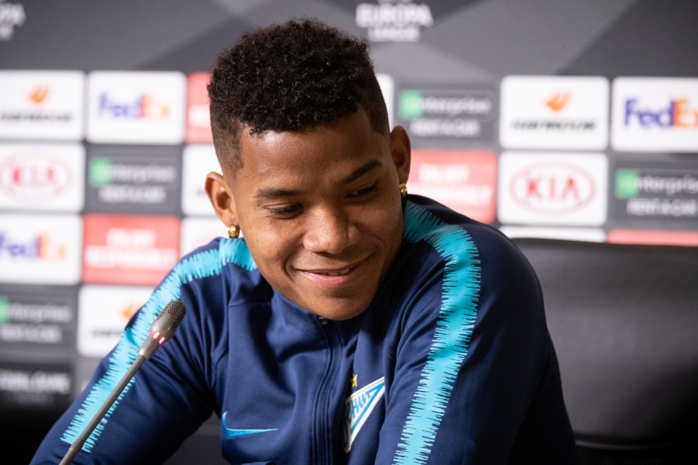 Предматчевый брифинг «Зенита» перед матчем Лиги Европы УЕФА 2018/19, «Зенит» — «Вильярреал»