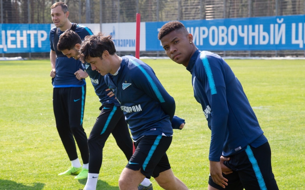 Открытая тренировка «Зенита» перед матчем с «Крыльями Советов»
