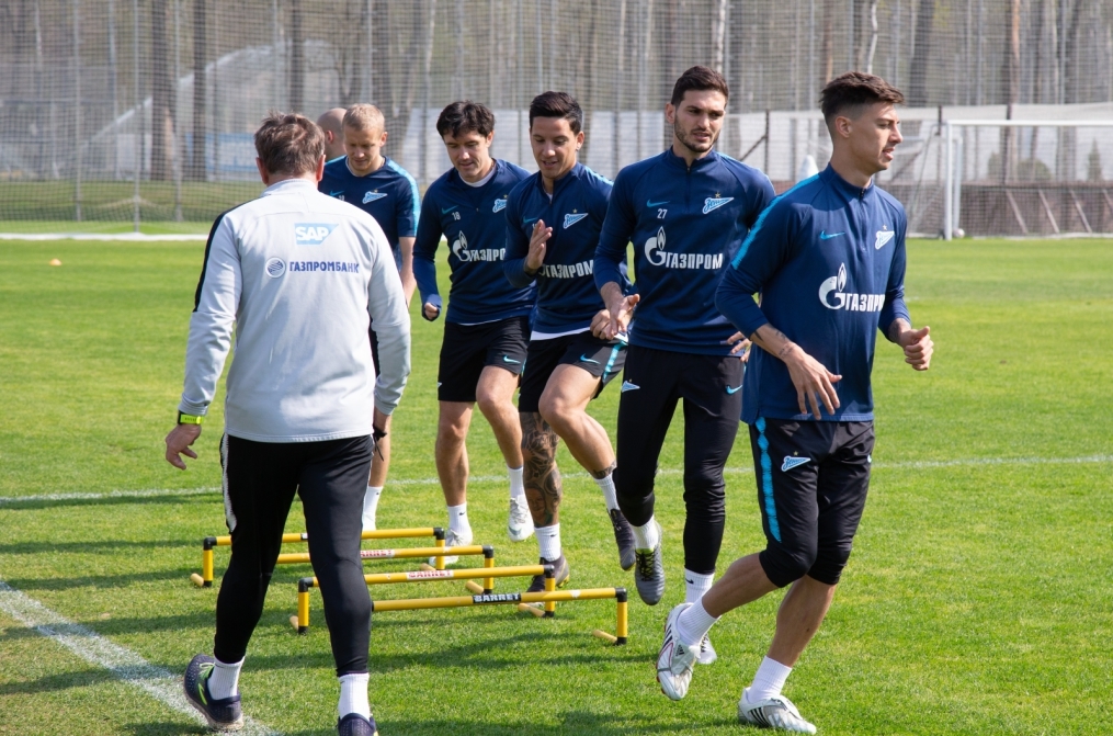 Открытая тренировка «Зенита» перед матчем с «Крыльями Советов»