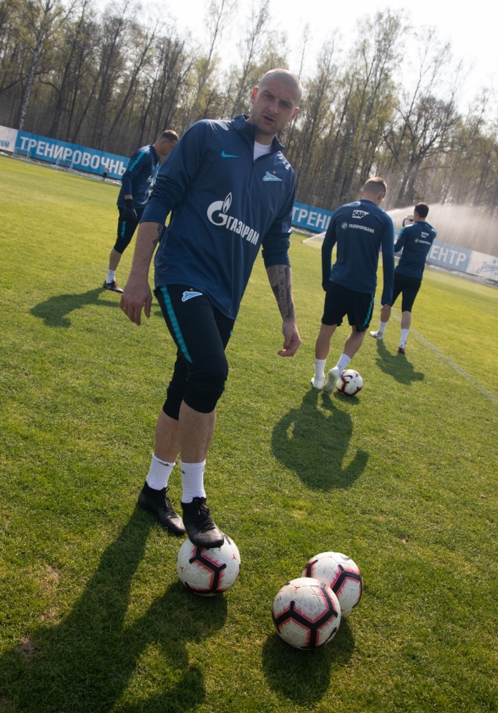 Открытая тренировка «Зенита» перед матчем с «Крыльями Советов»