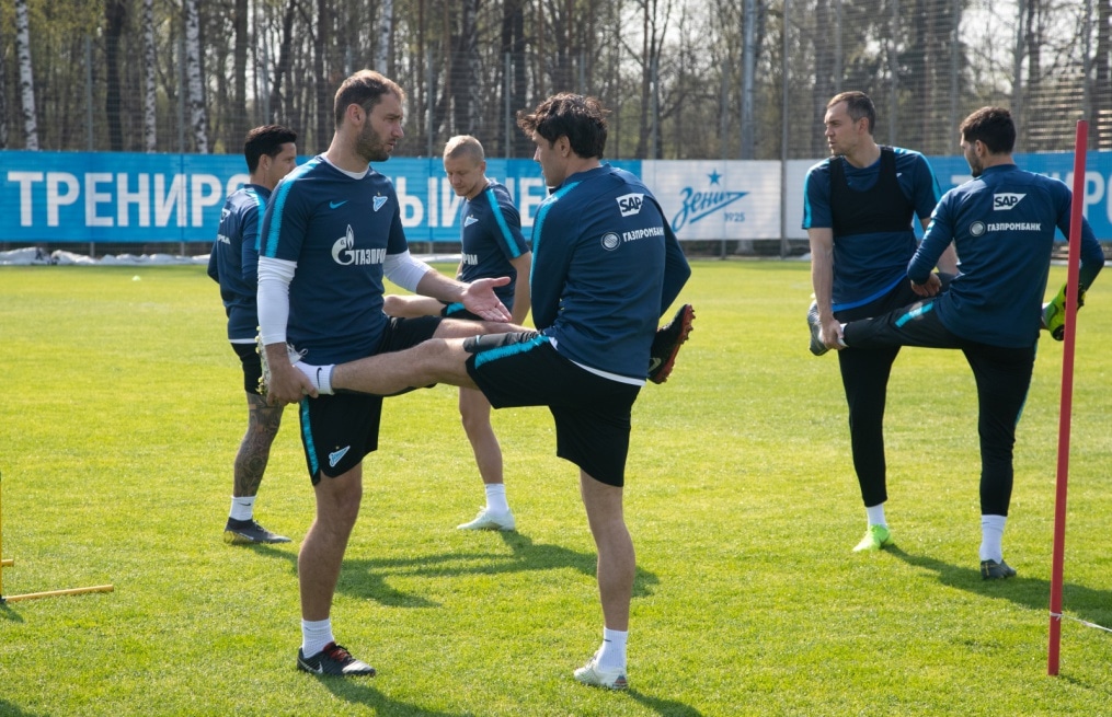 Открытая тренировка «Зенита» перед матчем с «Крыльями Советов»