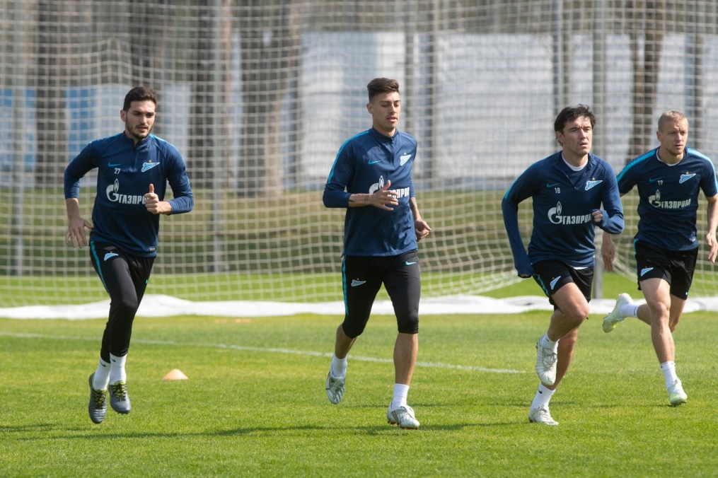 Открытая тренировка «Зенита» перед матчем с «Крыльями Советов»
