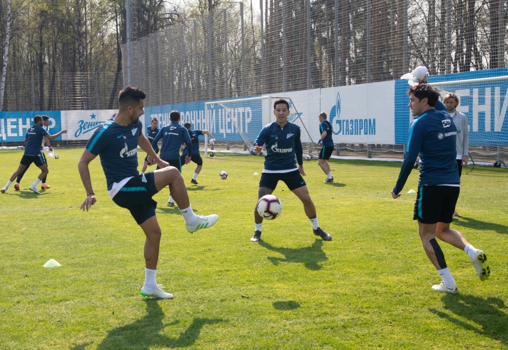 Открытая тренировка «Зенита» перед матчем с «Крыльями Советов»