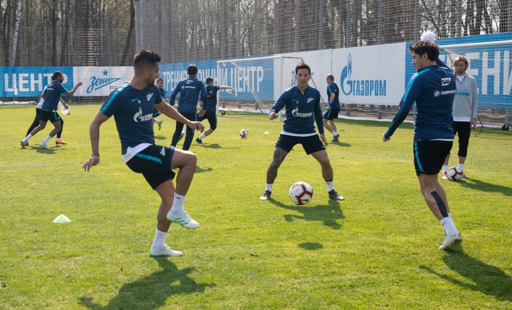 Открытая тренировка «Зенита» перед матчем с «Крыльями Советов»