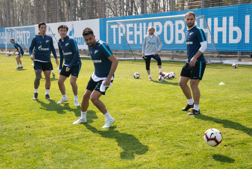 Открытая тренировка «Зенита» перед матчем с «Крыльями Советов»