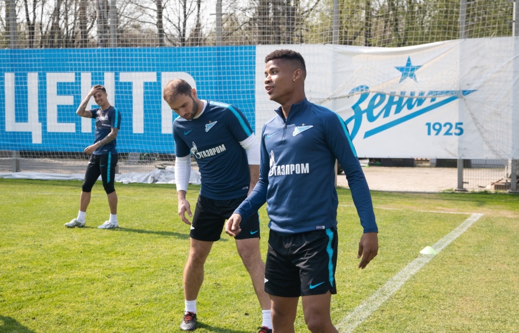 Открытая тренировка «Зенита» перед матчем с «Крыльями Советов»
