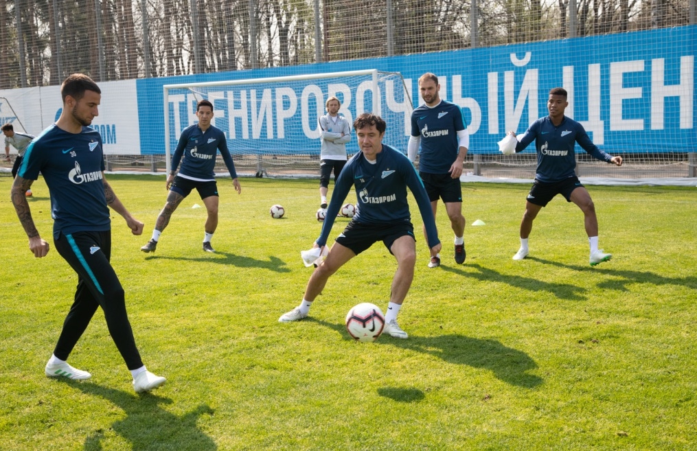 Открытая тренировка «Зенита» перед матчем с «Крыльями Советов»