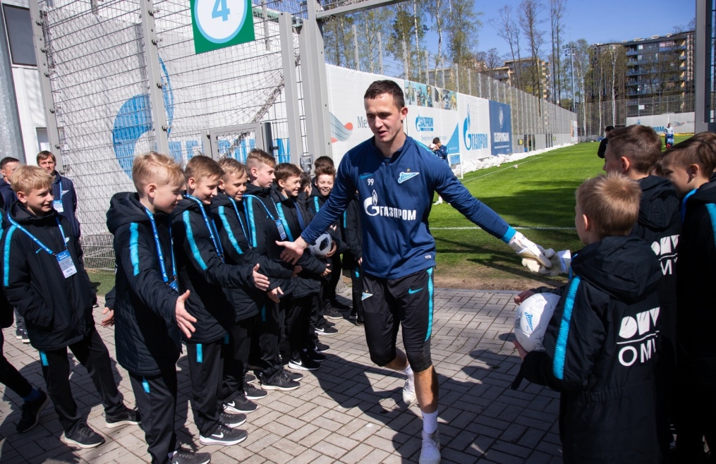 Воспитанники Академии в гостях у «Зенита»