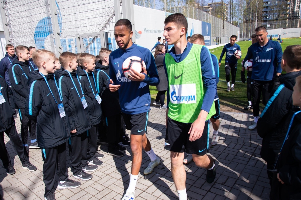 Воспитанники Академии в гостях у «Зенита»