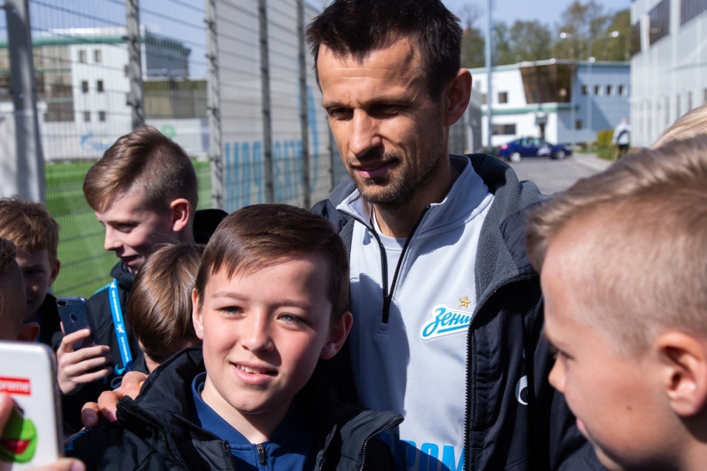 Воспитанники Академии в гостях у «Зенита»