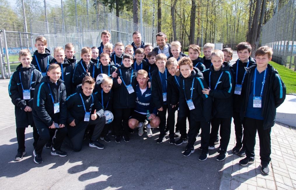 Воспитанники Академии в гостях у «Зенита»