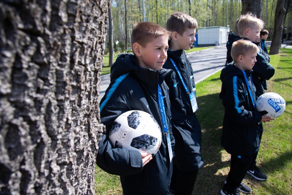 Воспитанники Академии в гостях у «Зенита»