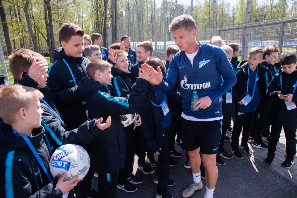 Воспитанники Академии в гостях у «Зенита»