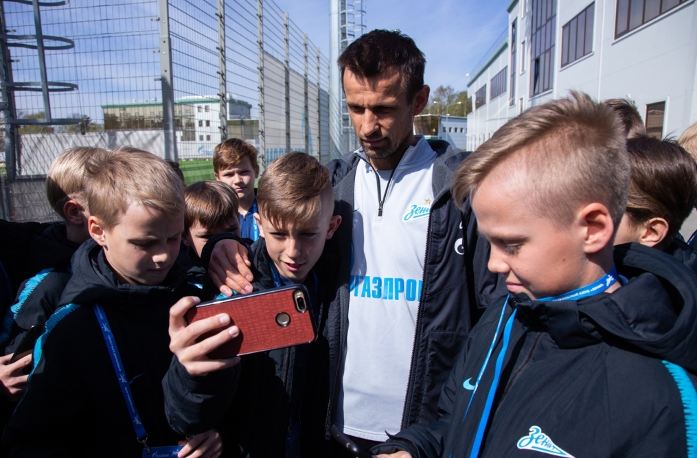 Воспитанники Академии в гостях у «Зенита»