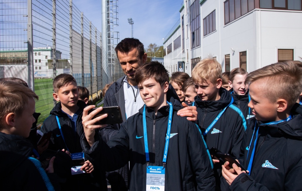 Воспитанники Академии в гостях у «Зенита»