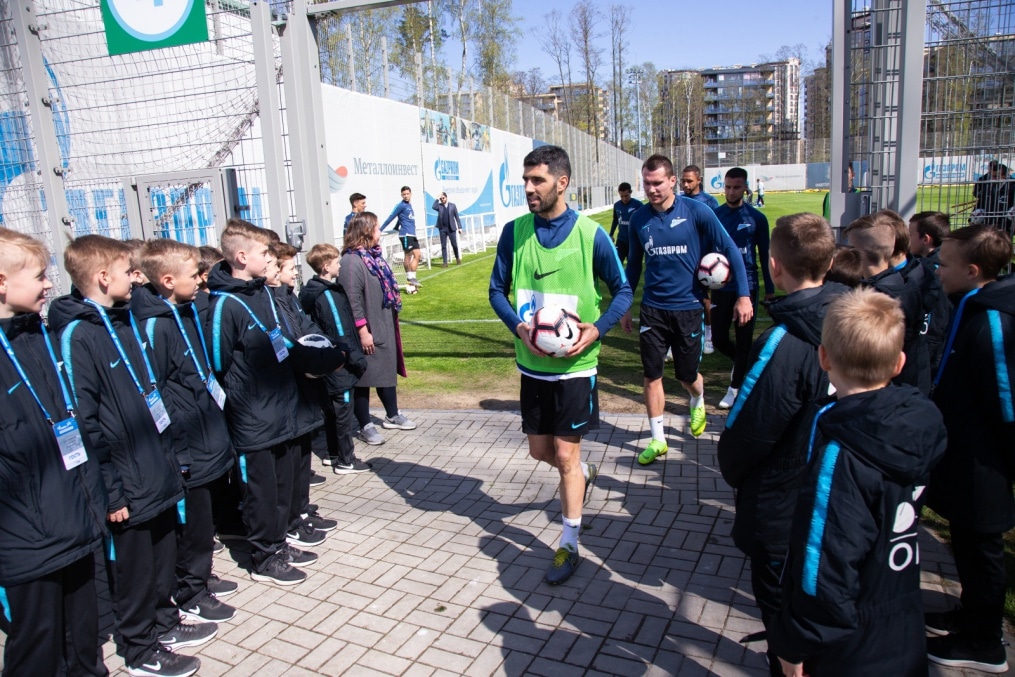 Воспитанники Академии в гостях у «Зенита»