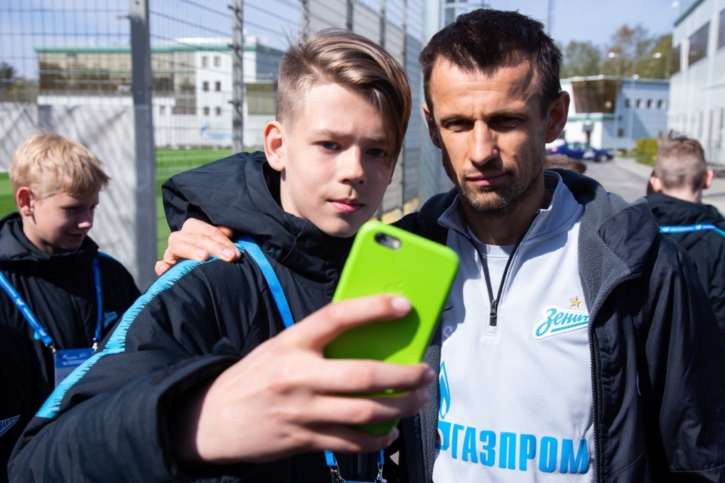 Воспитанники Академии в гостях у «Зенита»