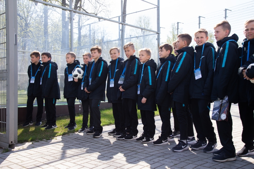 Воспитанники Академии в гостях у «Зенита»