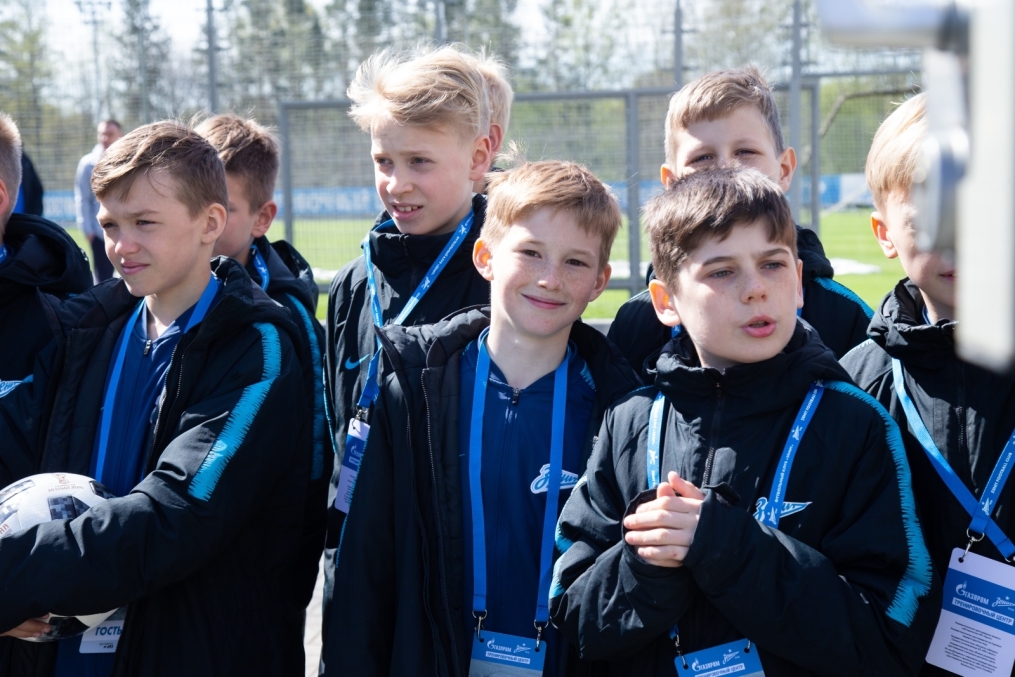 Воспитанники Академии в гостях у «Зенита»