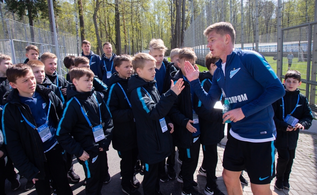Воспитанники Академии в гостях у «Зенита»