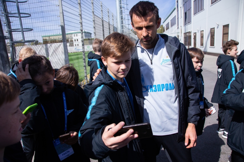 Воспитанники Академии в гостях у «Зенита»