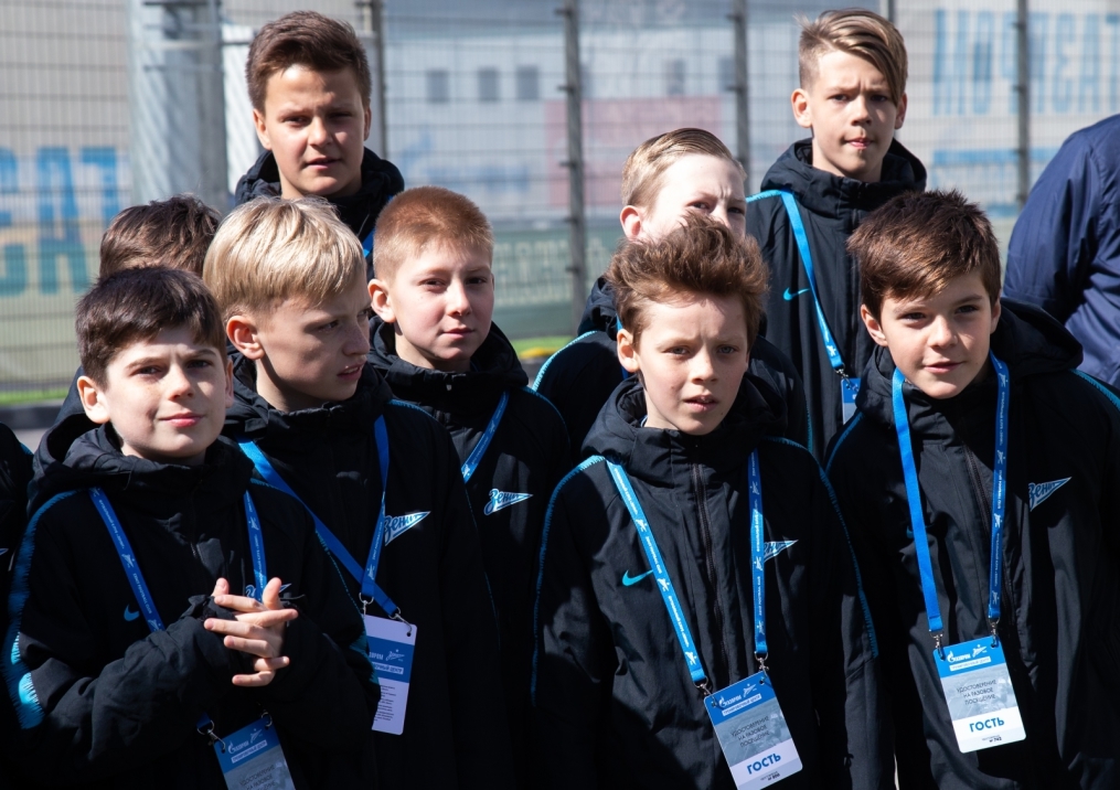 Воспитанники Академии в гостях у «Зенита»