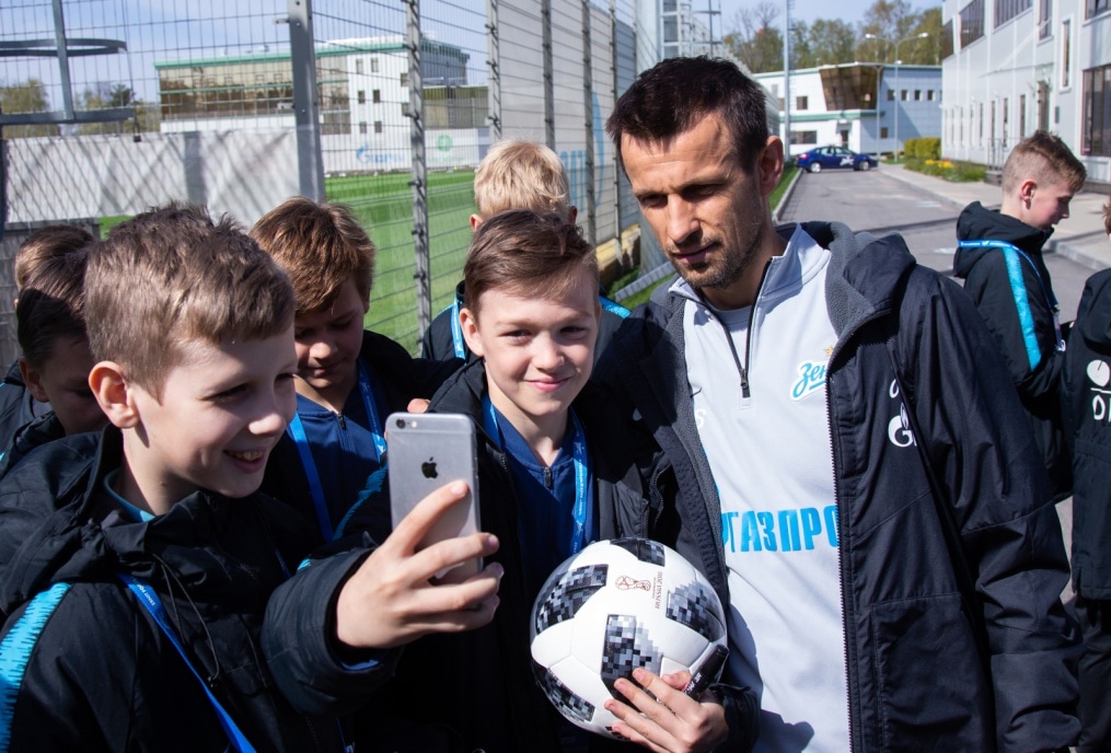 Воспитанники Академии в гостях у «Зенита»