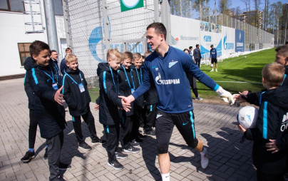 Воспитанники Академии в гостях у «Зенита»