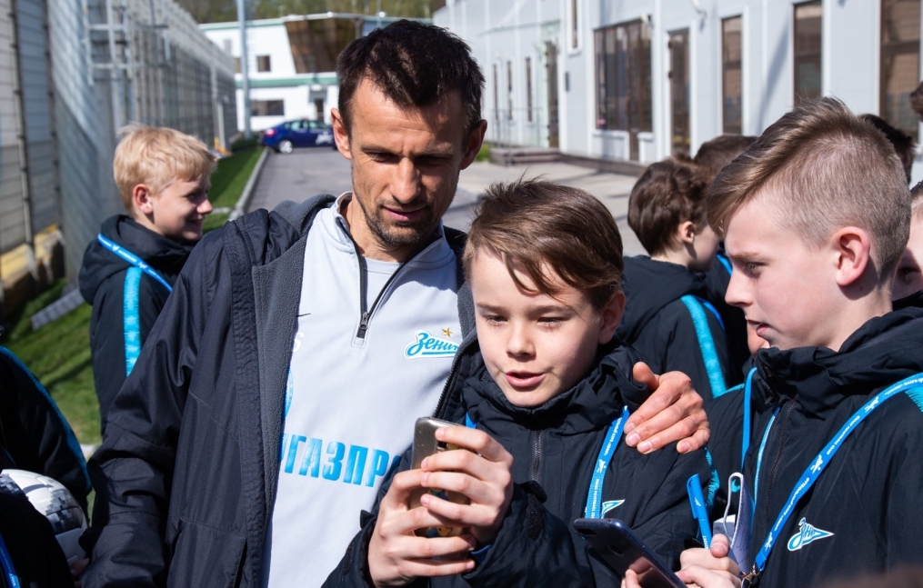 Воспитанники Академии в гостях у «Зенита»