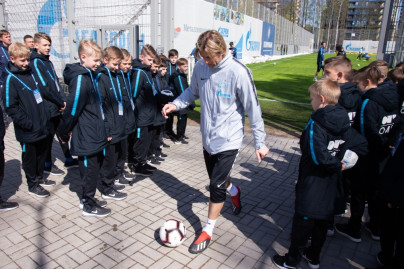 Воспитанники Академии в гостях у «Зенита»