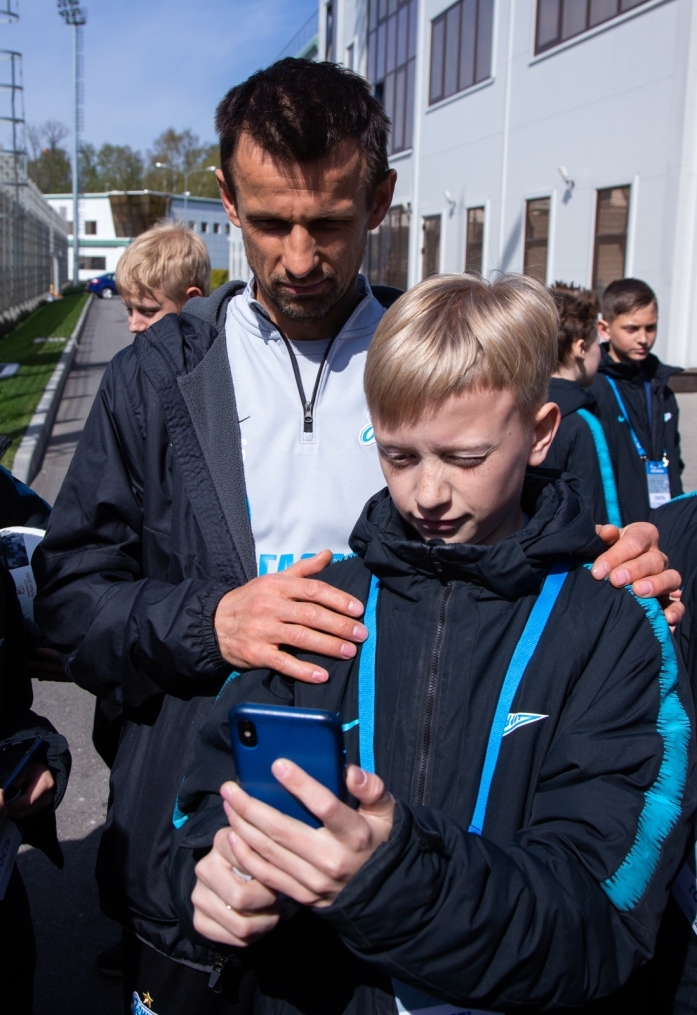 Воспитанники Академии в гостях у «Зенита»