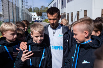 Воспитанники Академии в гостях у «Зенита»