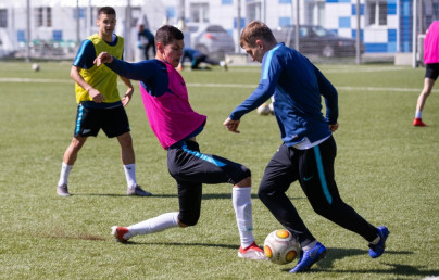 Тренировка «Зенита»-2 перед матчем со СКА-Хабаровск