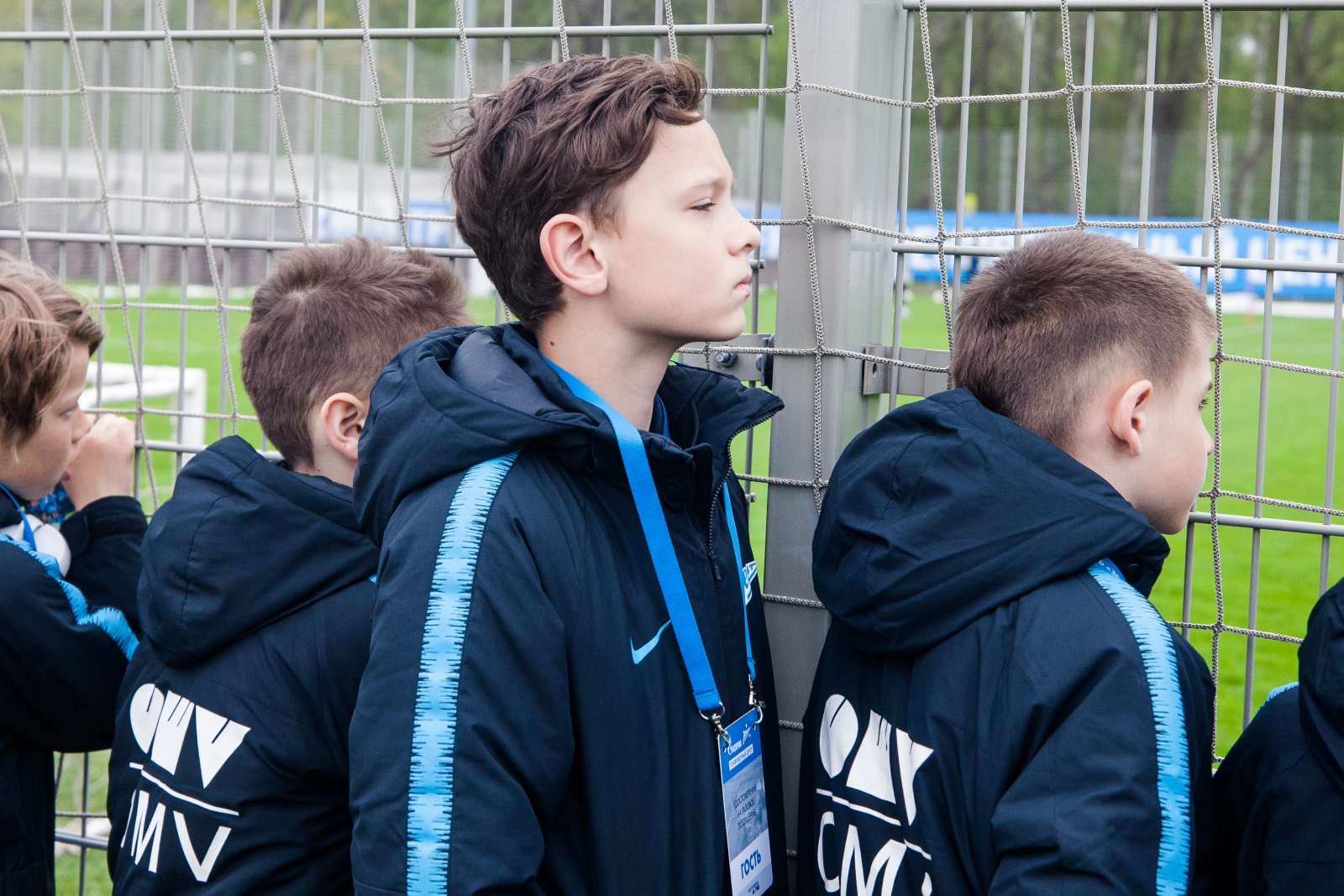 Команда Академии на тренировке ФК «Зенит»