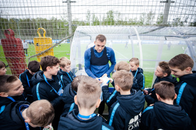 Команда Академии на тренировке ФК «Зенит»