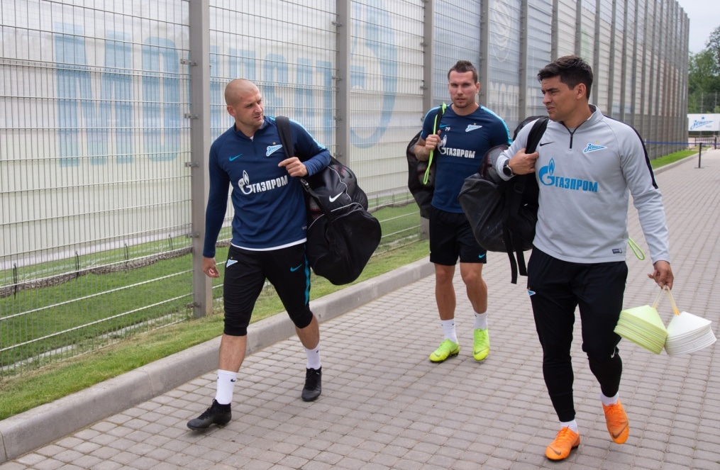 «Газпром»-тренировочные сборы: 14 июня
