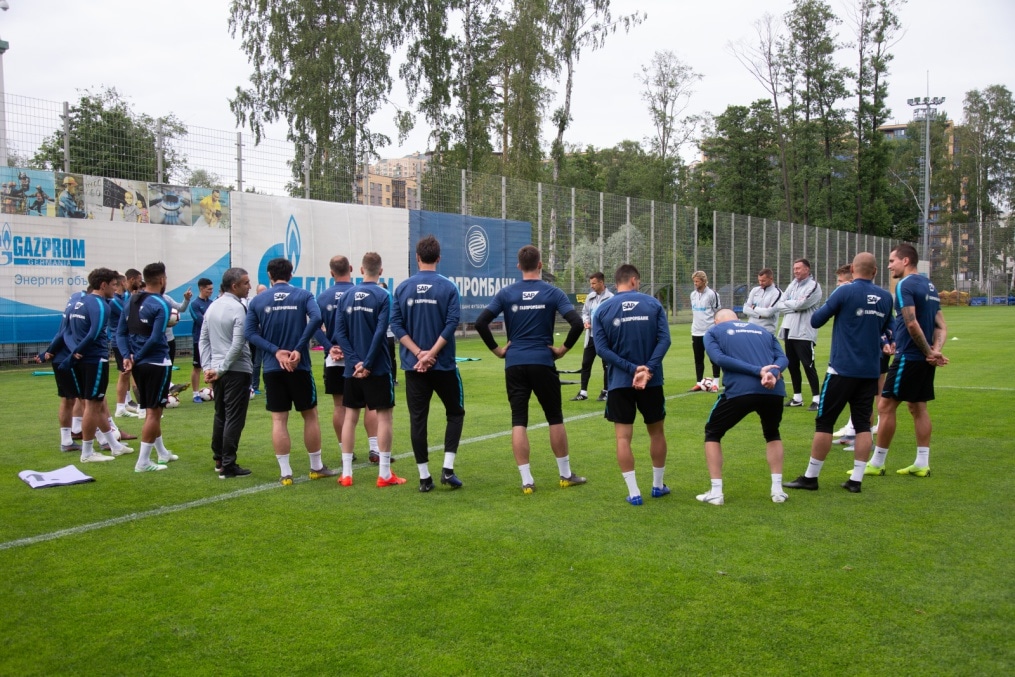 «Газпром»-тренировочные сборы: 14 июня