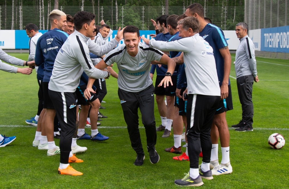 «Газпром»-тренировочные сборы: 14 июня