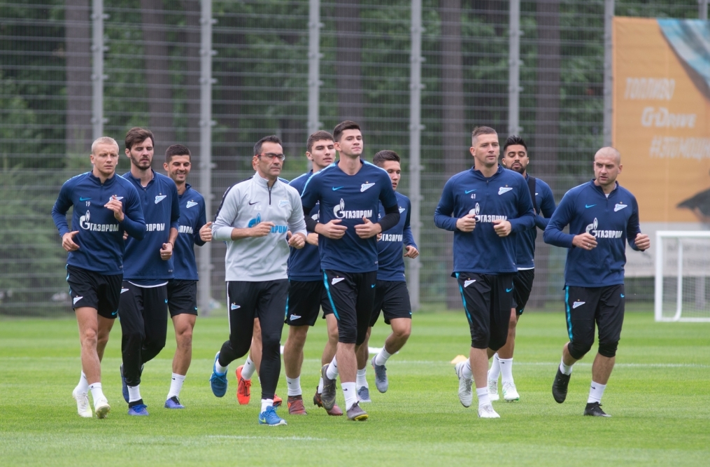 «Газпром»-тренировочные сборы: 14 июня