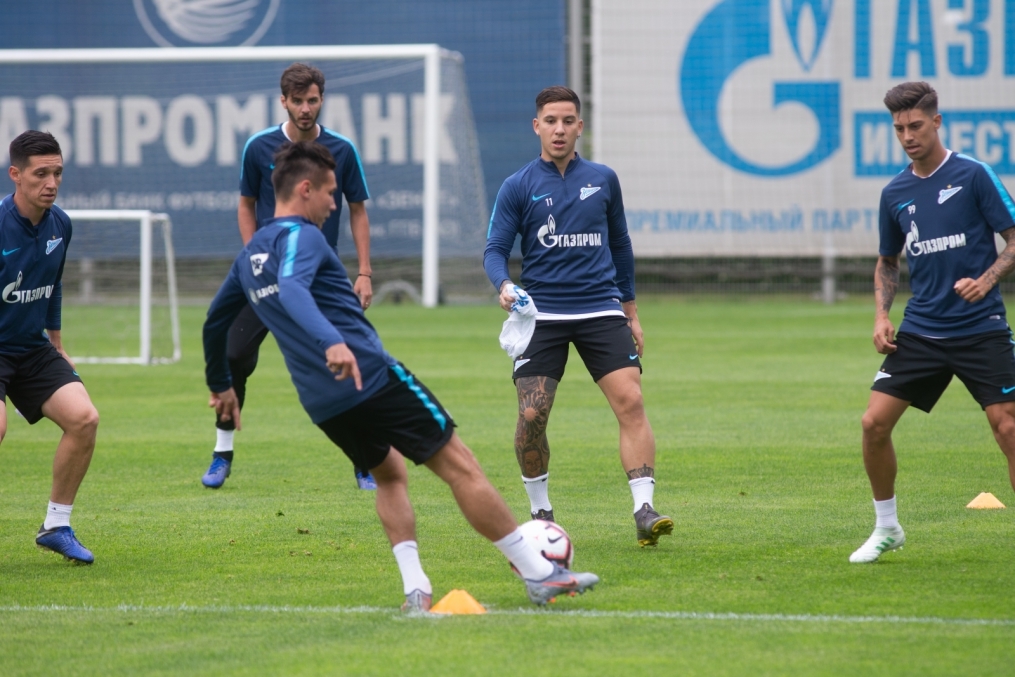 «Газпром»-тренировочные сборы: 14 июня
