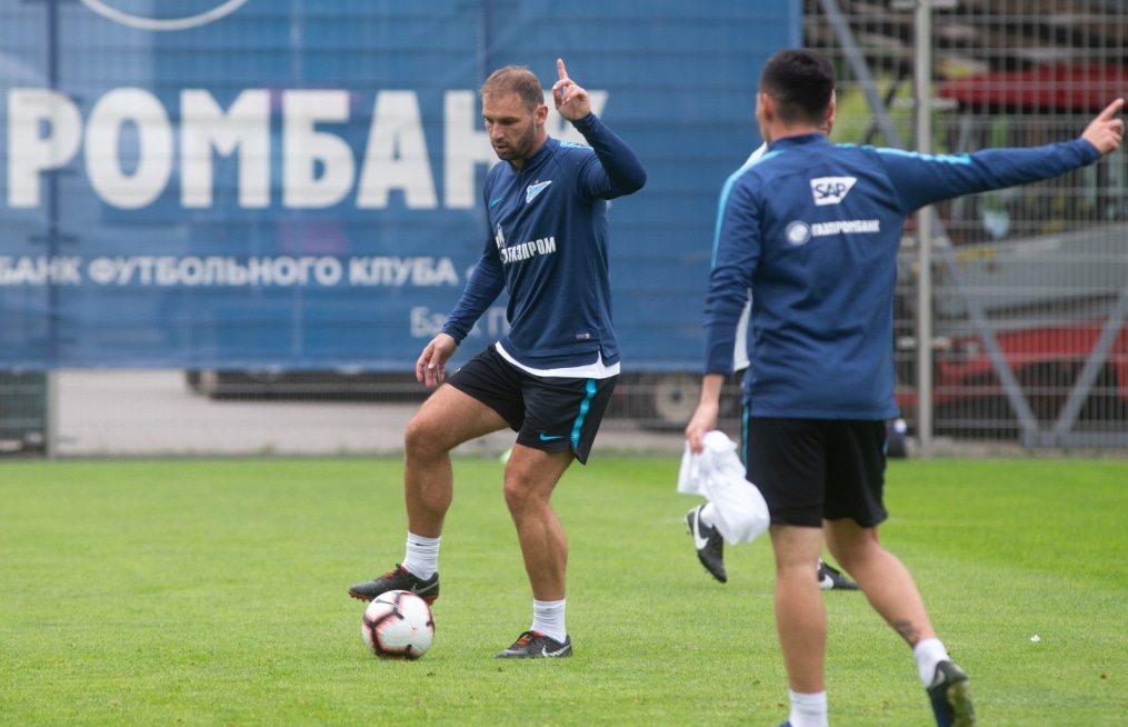 «Газпром»-тренировочные сборы: 14 июня