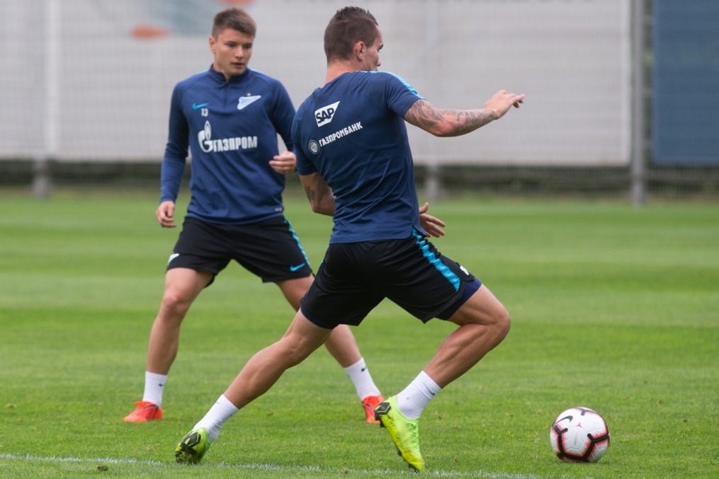 «Газпром»-тренировочные сборы: 14 июня