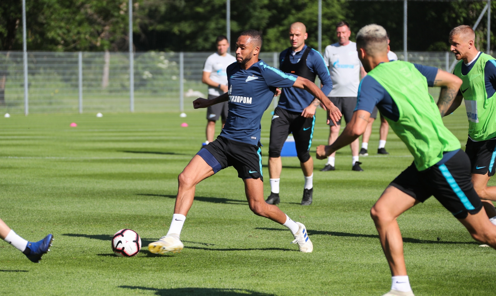 «Газпром»-тренировочные сборы в Австрии: 18 июня, вечерняя тренировка