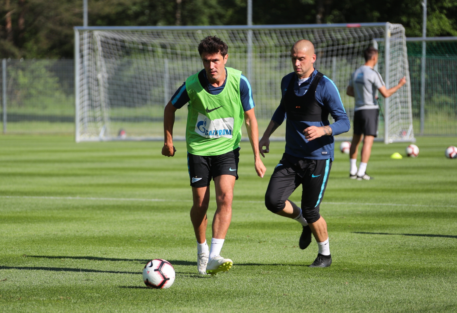 «Газпром»-тренировочные сборы в Австрии: 18 июня, вечерняя тренировка