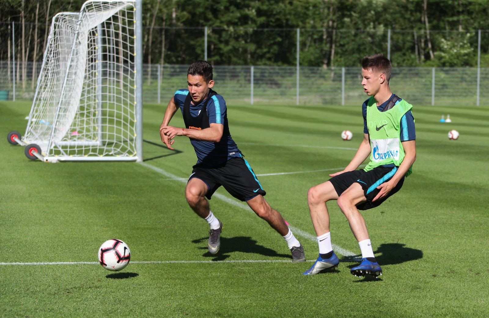 «Газпром»-тренировочные сборы в Австрии: 18 июня, вечерняя тренировка