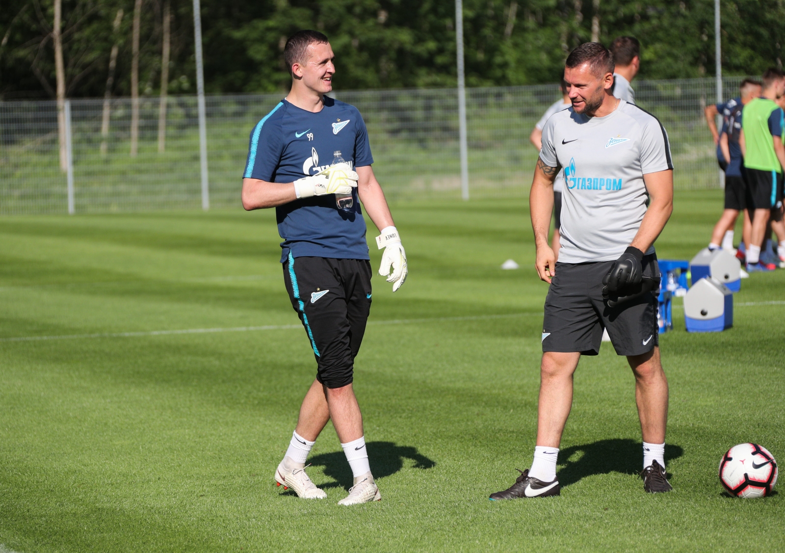 «Газпром»-тренировочные сборы в Австрии: 18 июня, вечерняя тренировка