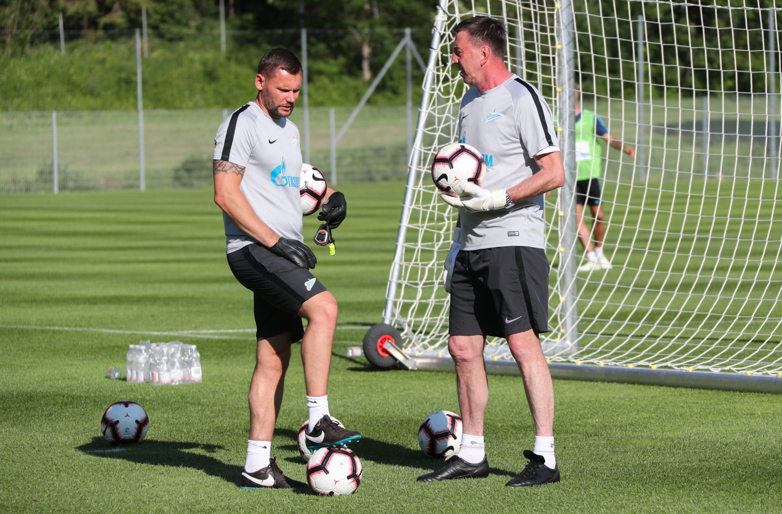 «Газпром»-тренировочные сборы в Австрии: 18 июня, вечерняя тренировка